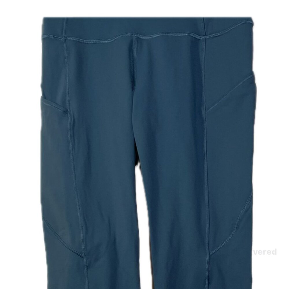 Lululemon Fast and Free  blue leggings
